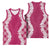 Hawaii Aloha Plumeria Lei Fuschia Palaka Basketball Jersey - Polynesian Pride