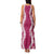 Hawaii Aloha Plumeria Lei Fuschia Palaka Family Matching Tank Maxi Dress and Hawaiian Shirt - Polynesian Pride