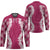 Hawaii Aloha Plumeria Lei Fuschia Palaka Hockey Jersey - Polynesian Pride