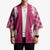 Hawaii Aloha Plumeria Lei Fuschia Palaka Kimono - Polynesian Pride