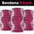 Hawaii Aloha Plumeria Lei Fuschia Palaka Neck Gaiter - Polynesian Pride