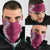 Hawaii Aloha Plumeria Lei Fuschia Palaka Neck Gaiter - Polynesian Pride