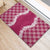 Hawaii Aloha Plumeria Lei Fuschia Palaka Rubber Doormat - Polynesian Pride