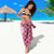 Hawaii Aloha Plumeria Lei Fuschia Palaka Sarong - Polynesian Pride