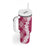 Hawaii Aloha Plumeria Lei Fuschia Palaka Tumbler With Handle - Polynesian Pride