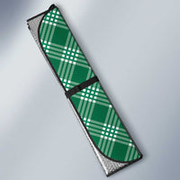 Hawaii Aloha Plumeria Lei Green Palaka Auto Sun Shade - Polynesian Pride