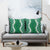 Hawaii Aloha Plumeria Lei Green Palaka Pillow Cover - Polynesian Pride