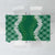 Hawaii Aloha Plumeria Lei Green Palaka Tablecloth - Polynesian Pride