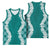 Hawaii Aloha Plumeria Lei Teal Palaka Basketball Jersey - Polynesian Pride