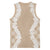 Hawaii Aloha Plumeria Lei Beige Palaka Basketball Jersey - Polynesian Pride