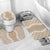 Hawaii Aloha Plumeria Lei Beige Palaka Bathroom Set - Polynesian Pride