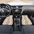 Hawaii Aloha Plumeria Lei Beige Palaka Car Mats - Polynesian Pride