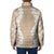 Hawaii Aloha Plumeria Lei Beige Palaka Padded Jacket - Polynesian Pride