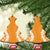 Hawaii Aloha Plumeria Lei Orange Palaka Ceramic Ornament - Polynesian Pride
