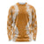 Hawaii Aloha Plumeria Lei Orange Palaka Long Sleeve Shirt - Polynesian Pride