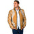Hawaii Aloha Plumeria Lei Orange Palaka Padded Jacket - Polynesian Pride