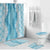 Hawaii Aloha Plumeria Lei Turquoise Palaka Bathroom Set - Polynesian Pride