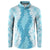 Hawaii Aloha Plumeria Lei Turquoise Palaka Button Sweatshirt - Polynesian Pride