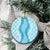 Hawaii Aloha Plumeria Lei Turquoise Palaka Ceramic Ornament - Polynesian Pride