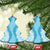 Hawaii Aloha Plumeria Lei Turquoise Palaka Ceramic Ornament - Polynesian Pride