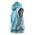Hawaii Aloha Plumeria Lei Turquoise Palaka Sleeveless Hoodie - Polynesian Pride