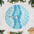 Hawaii Aloha Plumeria Lei Turquoise Palaka Tree Skirt - Polynesian Pride
