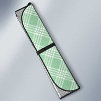 Hawaii Aloha Plumeria Lei Mint Palaka Auto Sun Shade - Polynesian Pride