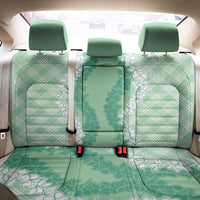 Hawaii Aloha Plumeria Lei Mint Palaka Back Car Seat Cover - Polynesian Pride