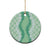 Hawaii Aloha Plumeria Lei Mint Palaka Ceramic Ornament - Polynesian Pride
