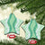 Hawaii Aloha Plumeria Lei Mint Palaka Ceramic Ornament - Polynesian Pride