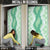 Hawaii Aloha Plumeria Lei Mint Palaka Door Cover - Polynesian Pride