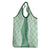 Hawaii Aloha Plumeria Lei Mint Palaka Grocery Bag - Polynesian Pride