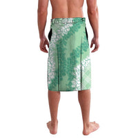 Hawaii Aloha Plumeria Lei Mint Palaka Lavalava - Polynesian Pride