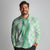Hawaii Aloha Plumeria Lei Mint Palaka Long Sleeve Polo Shirt - Polynesian Pride