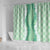 Hawaii Aloha Plumeria Lei Mint Palaka Shower Curtain - Polynesian Pride