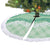 Hawaii Aloha Plumeria Lei Mint Palaka Tree Skirt - Polynesian Pride