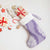Hawaii Aloha Plumeria Lei Lavender Palaka Christmas Stocking - Polynesian Pride