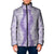 Hawaii Aloha Plumeria Lei Lavender Palaka Padded Jacket - Polynesian Pride