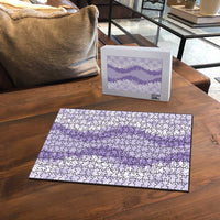Hawaii Aloha Plumeria Lei Lavender Palaka Puzzle LT7 - Polynesian Pride