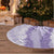 Hawaii Aloha Plumeria Lei Lavender Palaka Tree Skirt - Polynesian Pride