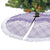 Hawaii Aloha Plumeria Lei Lavender Palaka Tree Skirt - Polynesian Pride
