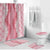 Hawaii Aloha Plumeria Lei Pink Palaka Bathroom Set - Polynesian Pride