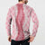 Hawaii Aloha Plumeria Lei Pink Palaka Button Sweatshirt - Polynesian Pride