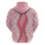 Hawaii Aloha Plumeria Lei Pink Palaka Hoodie - Polynesian Pride