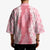 Hawaii Aloha Plumeria Lei Pink Palaka Kimono - Polynesian Pride