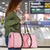 Hawaii Aloha Plumeria Lei Pink Palaka Travel Bag - Polynesian Pride