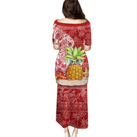 Mele Kalikimaka Hawaii Christmas Puletasi Pineapple Party LT7 - Polynesian Pride