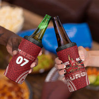 Personalized Mate Maa Tonga Rugby 4 in 1 Can Cooler Tumbler Ofa Atu Tonga