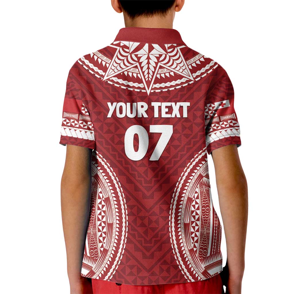 Personalized Mate Maa Tonga Rugby Kid Polo Shirt Ofa Atu Tonga