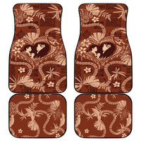 Hawaii Plumeria Car Mats Hau'oli la Makuahine Sunburned LT7 - Polynesian Pride